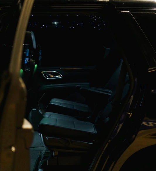 2025 Black Chevrolet Tahoe RST Luxury SUV Rental