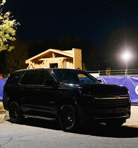 2025 Black Chevrolet Tahoe RST Luxury SUV Rental